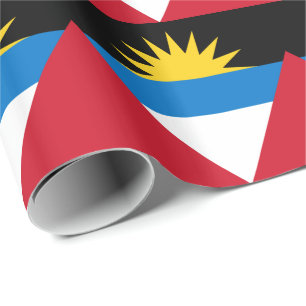 Patriottische vlag van Antigua en Barbuda Cadeaupapier