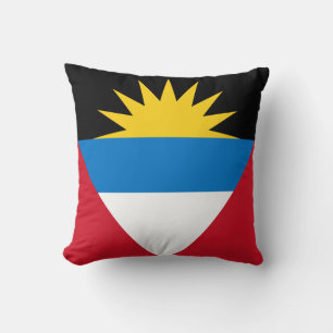 Patriottische vlag van Antigua en Barbuda Kussen