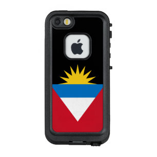 Patriottische vlag van Antigua en Barbuda LifeProof FRÄ’ iPhone SE/5/5s Hoesje