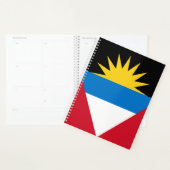 Patriottische vlag van Antigua en Barbuda Planner (Display)