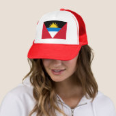 Patriottische vlag van Antigua en Barbuda Trucker Pet (In situ)