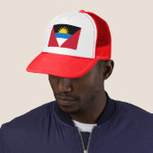 Patriottische vlag van Antigua en Barbuda Trucker Pet (In situ)