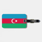Patriottische vlag van Azerbeidzjan Bagagelabel (Achterkant horizontaal)