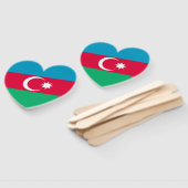 Patriottische vlag van Azerbeidzjan Handwaaier (Niet-gemonteerd)