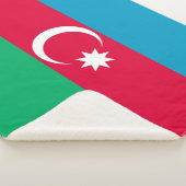 Patriottische vlag van Azerbeidzjan Sherpa Deken (3/4)