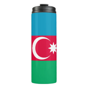 Patriottische vlag van Azerbeidzjan Thermosbeker