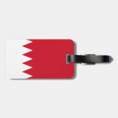 Patriottische vlag van Bahrein Bagagelabel (Achterkant horizontaal)