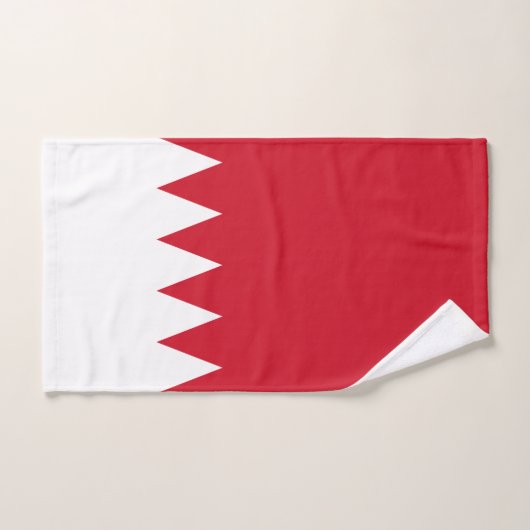 Patriottische vlag van Bahrein Handdoek (Handdoek)