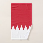 Patriottische vlag van Bahrein Handdoek (Handdoek)