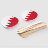 Patriottische vlag van Bahrein Handwaaier (Niet-gemonteerd)