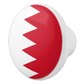 Patriottische vlag van Bahrein Keramische Knop (Rechts)