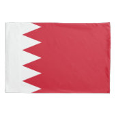 Patriottische vlag van Bahrein Kussensloop (Achterkant)
