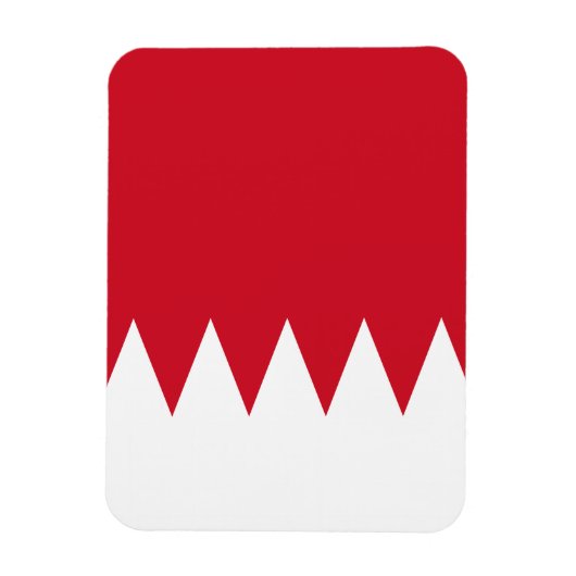 Patriottische vlag van Bahrein Magneet (Verticaal)