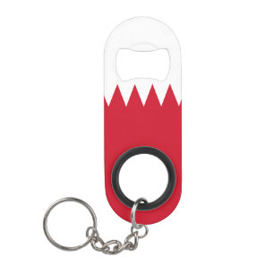 Patriottische vlag van Bahrein Mini Flessenopener