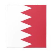 Patriottische vlag van Bahrein Notitieblok (Voorkant)