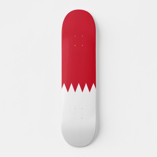 Patriottische vlag van Bahrein Persoonlijk Skateboard (Voorkant)