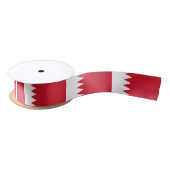 Patriottische vlag van Bahrein Satijnen Lint (Spoel)