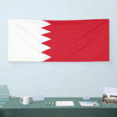 Patriottische vlag van Bahrein Spandoek (Beurs)