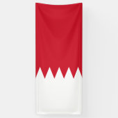 Patriottische vlag van Bahrein Spandoek (Verticaal)