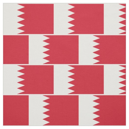 Patriottische vlag van Bahrein Stof (Swatch)