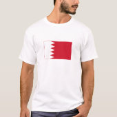 Patriottische vlag van Bahrein T-shirt (Voorkant)