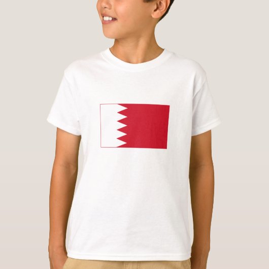 Patriottische vlag van Bahrein T-shirt (Voorkant)