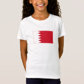 Patriottische vlag van Bahrein T-shirt (Voorkant)