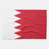 Patriottische vlag van Bahrein Theedoek (Horizontaal)