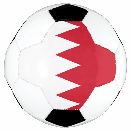 Patriottische vlag van Bahrein voetbal (Voorkant)
