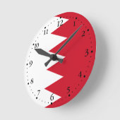 Patriottische vlag van Bahreinse  Ronde Klok (Hoek)