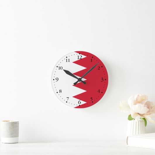 Patriottische vlag van Bahreinse  Ronde Klok (Huis)