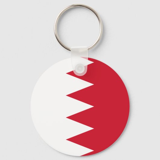 Patriottische vlag van Bahreinse Sleutelhanger (Voorkant)