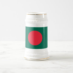 Patriottische vlag van Bangladesh Bierpul