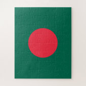 Patriottische vlag van Bangladesh Legpuzzel (Verticaal)