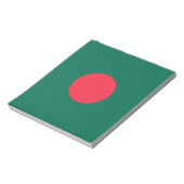 Patriottische vlag van Bangladesh Notitieblok (Linkerzijde)