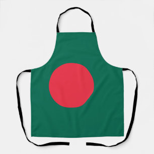 Patriottische vlag van Bangladesh Schort