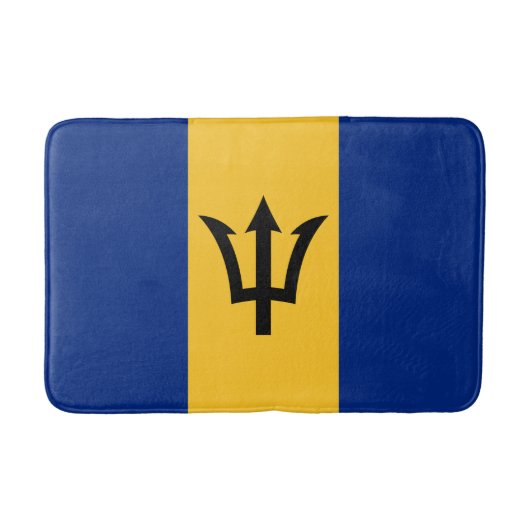 Patriottische vlag van Barbados Badmat (Voorkant)