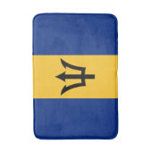 Patriottische vlag van Barbados Badmat (Voorkant Verticaal)