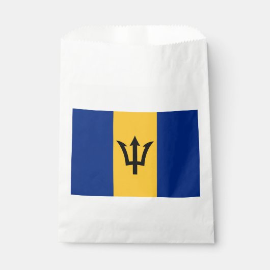 Patriottische vlag van Barbados Bedankzakje (Voorkant)
