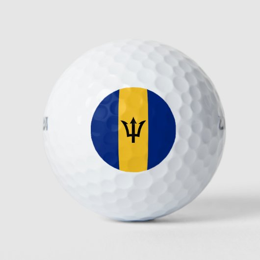 Patriottische vlag van Barbados Golfballen (Voorkant)