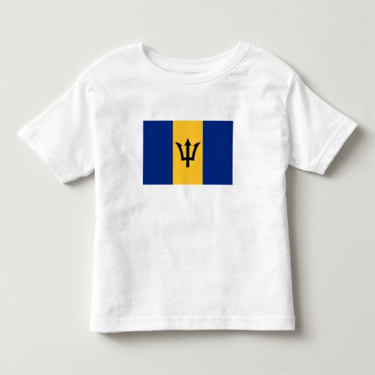 Patriottische vlag van Barbados Kinder Shirts (Voorkant)