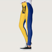 Patriottische vlag van Barbados Leggings (Links)