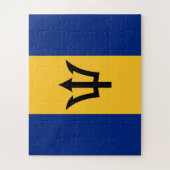 Patriottische vlag van Barbados Legpuzzel (Verticaal)