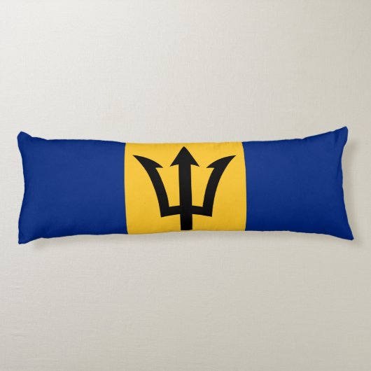 Patriottische vlag van Barbados Lichaamskussen (Achterkant)