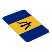Patriottische vlag van Barbados Magneet (Rechterzijde)