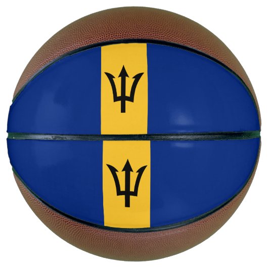Patriottische vlag van Barbados Mini Basketbal (Voorkant)