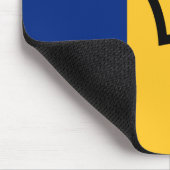 Patriottische vlag van Barbados Muismat (Hoek)