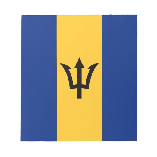 Patriottische vlag van Barbados Notitieblok (Voorkant)