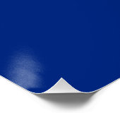 Patriottische vlag van Barbados Perfect Poster (Hoek)