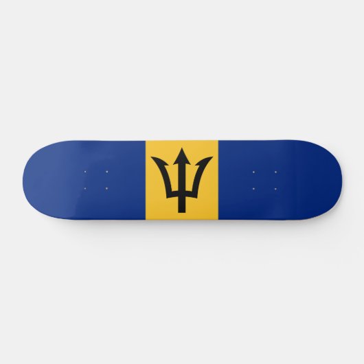Patriottische vlag van Barbados Persoonlijk Skateboard (Horizontaal)